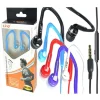 AURICOLARI CUFFIE CON ARCHETTO LINQ DS-203 CON MICROFONO SMARTPHONE MP3 SPORT
