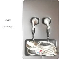 AURICOLARI CUFFIE IN-EAR STEREO VIVAVOCE CON PRESA TYPE-C PER SMARTPHONE Q-RS8