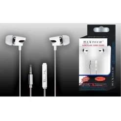 AURICOLARI CUFFIE MUSICA CON FILO MICROFONO PER CELLULARI SMARTPHONE MAXTECH AU-5T004