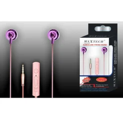 AURICOLARI CUFFIE MUSICA CON MICROFONO PER CELLULARI SMARTPHONE JACK MAXTECH AU-5T005