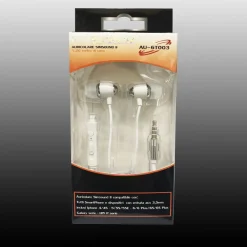 AURICOLARI CUFFIE MUSICA CON FILO MICROFONO PER SMARTPHONE CELLULARI SIMSOUND MAXTECH AU-6T003