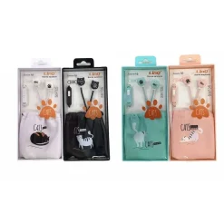 AURICOLARI CUFFIE STEREO CON MICROFONO JACK 3,5 MM CATS COLORATE GATTI S9705