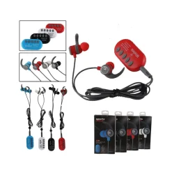 AURICOLARI CUFFIE WIRELESS SPORT BLUETOOTH SENZA FILI PER SMARTPHONE MICROSD