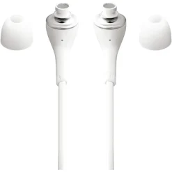 AURICOLARI STEREO PER SAMSUNG GALAXY A52S 5G CON CONTROLLO VOLUME MICROFONO BIANCO