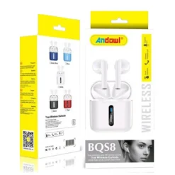 AURICOLARI WIRELESS BLUETOOTH 5.2 CUFFIE PER SAMSUNG HUAWEI ANDROID IPHONE BQS8