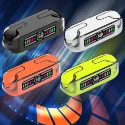 AURICOLARI WIRELESS BLUETOOTH IN-EAR DESIGN SOTTILE AIR BUDS TOUCH IPX4 IMPERMEABILE