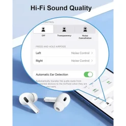 AURICOLARI WIRELESS CANCELLAZIONE DEL RUMORE CUFFIE BLUETOOTH IMPERMEABILE IPX7