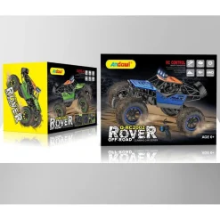 AUTO RC FUORISTRADA TELECOMANDATA RICARICABILE ROVER OFF-ROAD 2.4 GHZ Q-RC2002