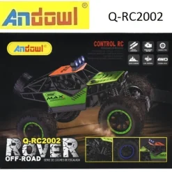AUTO RC FUORISTRADA TELECOMANDATA RICARICABILE ROVER OFF-ROAD 2.4 GHZ Q-RC2002