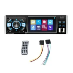 AUTORADIO 1 DIN DISPLAY TFT 4.1" STEREO 45WX4 BLUETOOTH USB AUX MP3 MEDIA 4051AI