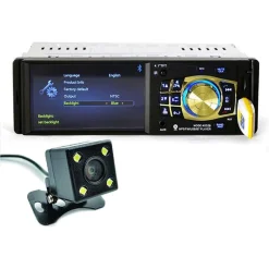 AUTORADIO AUTO MP5 PLAYER TELECAMERA BLUETOOTH RADIO AUDIO VIDEO TF USB 4032B