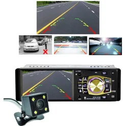 AUTORADIO AUTO MP5 PLAYER TELECAMERA BLUETOOTH RADIO AUDIO VIDEO TF USB 4032B