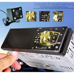 AUTORADIO AUTO MP5 PLAYER TELECAMERA BLUETOOTH RADIO AUDIO VIDEO TF USB 4032B