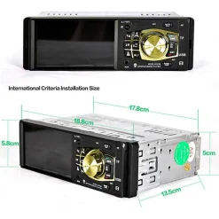 AUTORADIO AUTO MP5 PLAYER TELECAMERA BLUETOOTH RADIO AUDIO VIDEO TF USB 4032B