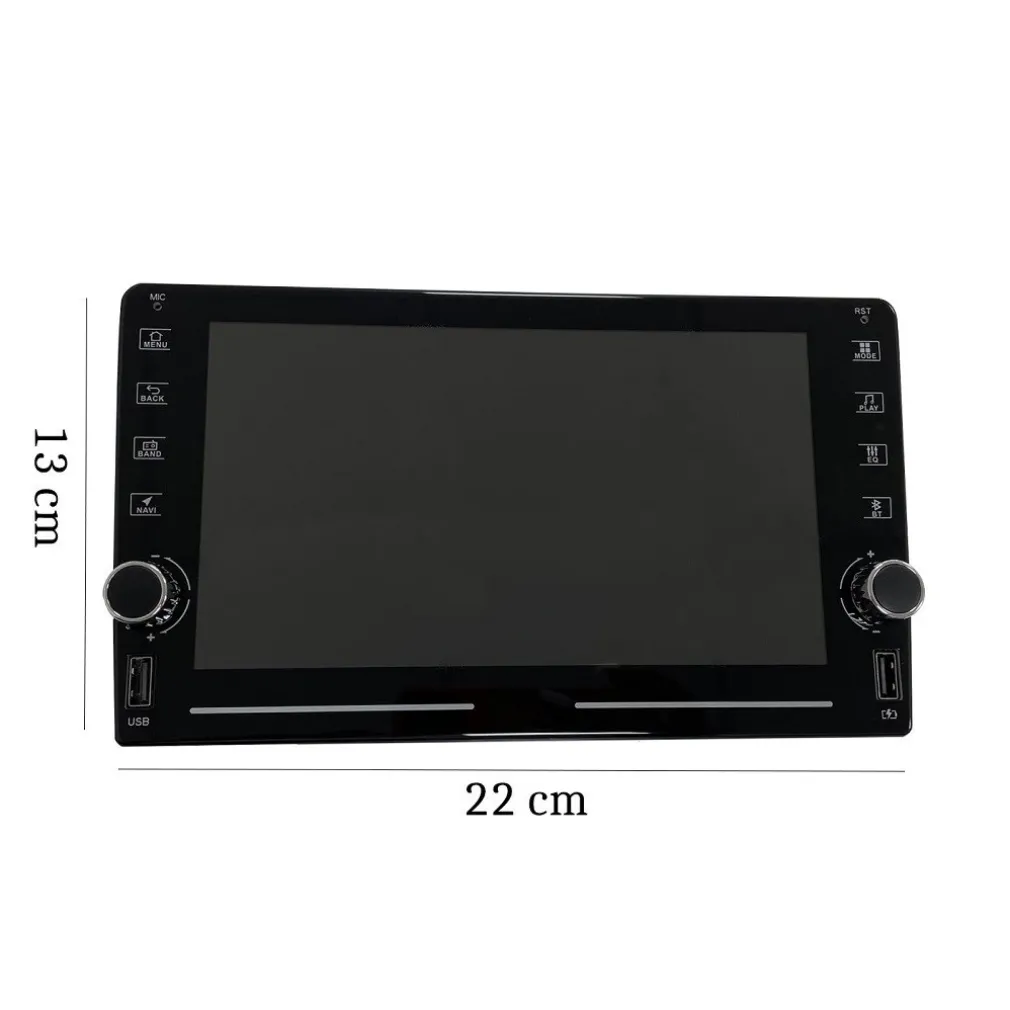 AUTORADIO CON MONITOR 8" BLUETOOTH TOUCH SCREEN USB FRONTALINO RADIO MULTIMEDIA