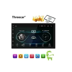 AUTORADIO DOPPIO DIN ANDROID 8.1 NAVIGATORE GPS MIRROR LINK BLUETOOTH STEREO