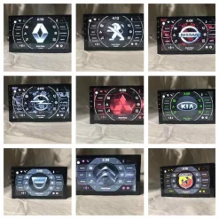 AUTORADIO DOPPIO DIN ANDROID 8.1 NAVIGATORE GPS MIRROR LINK BLUETOOTH STEREO