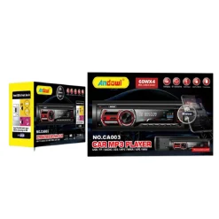 AUTORADIO LETTORE MP3 CA003 AUDIO PER AUTO UNIVERSALE 1 DIN BLUETOOTH WIRELESS