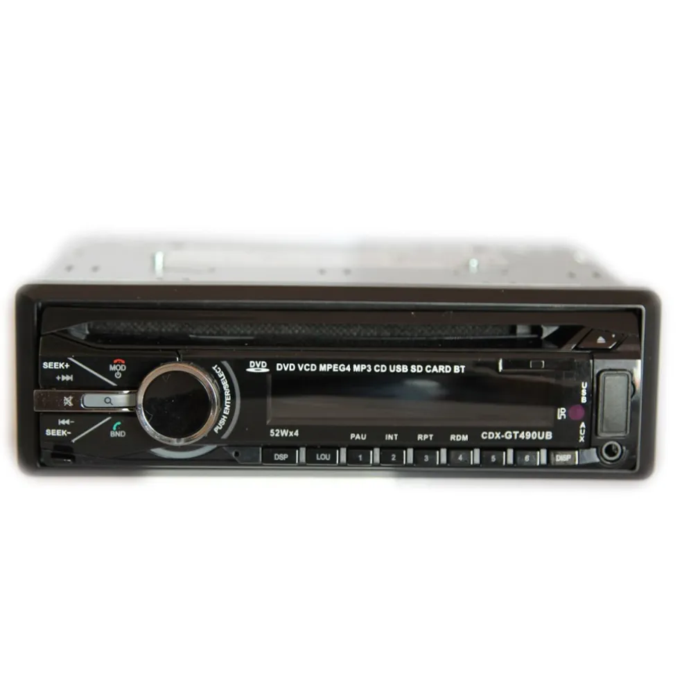 AUTORADIO STEREO BLUETOOTH FRONTALINO ESTRAIBILE FM MP3 USB SD CD DVD LCD 52Wx4
