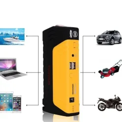AVVIATORE PORTATILE DI EMERGENZA BOOSTER STARTER PER ACCENSIONE BATTERIA AUTO