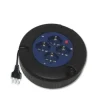 AVVOLGICAVO 8 METRI AVVOLGI CAVO ELETTRICO 4 PRESE SCHUKO 2P+T 10/16A PROLUNGA