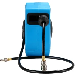 AVVOLGITUBO ARIA COMPRESSA CON TUBO 15 MT ATTACCO 1/4 FISSAGGIO A PARETE MURO