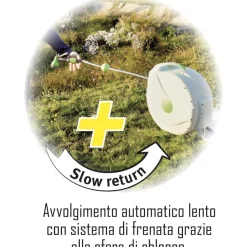 AVVOLGITUBO AUTOMATICO ACQUA 30 METRI RIBIMEX PRD32P CON FISSAGGIO A PARETE