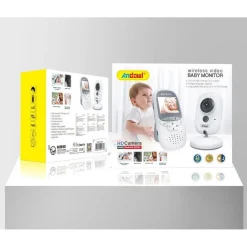 BABY MONITOR SCHERMO LCD 2″ MONITORAGGIO BAMBINO WIRELESS VIDEO A 2 VIE Q-SX904