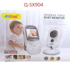BABY MONITOR SCHERMO LCD 2″ MONITORAGGIO BAMBINO WIRELESS VIDEO A 2 VIE Q-SX904