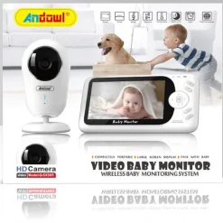 BABY MONITOR VIDEO DIGITALE WIRELESS Q-SX905 MONITOR LCD DA 4.3