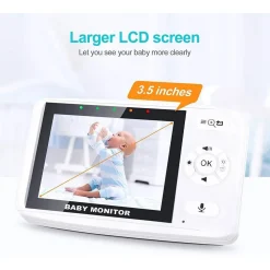 BABY MONITOR VIDEOCAMERA SCHERMO 3.5