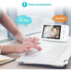 BABY MONITOR VIDEOCAMERA SCHERMO 3.5