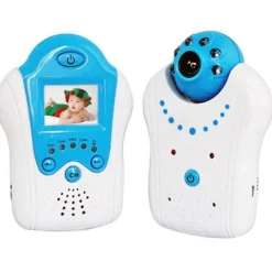 BABY MONITOR WIRELESS SORVEGLIANZA CONTROLLO LCD 1.5" VISIONE NOTTURNA BAMBINO