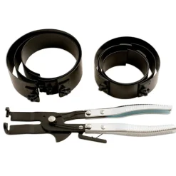 BANDA DI SERRAGGIO ANELLO PISTONE PINZA ANELLI RASCHIA OLIO KIT 7 PZ 73-111MM