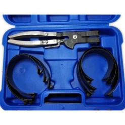 BANDA DI SERRAGGIO ANELLO PISTONE PINZA ANELLI RASCHIA OLIO KIT 7 PZ 73-111MM