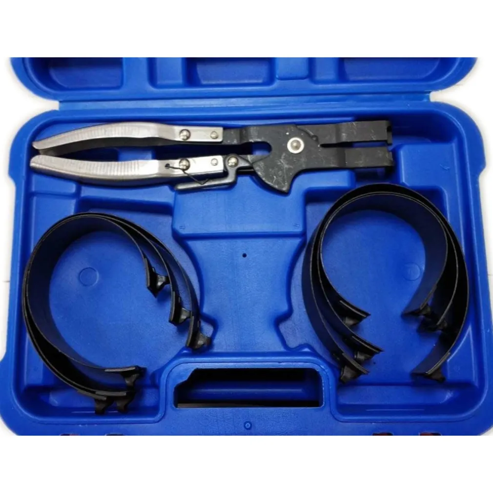 BANDA DI SERRAGGIO ANELLO PISTONE PINZA ANELLI RASCHIA OLIO KIT 7 PZ 73-111MM