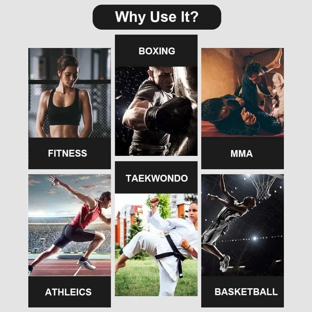 BANDE CORDA ELASTICHE ATTREZZO PER ALLENAMENTO RESISTENZA FORZA E AGILITà GAMBE