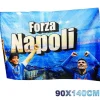 BANDIERA FORZA NAPOLI FESTA 3 SCUDETTO DIEGO ARMANDO MARADONA DILORENZO 90x140CM