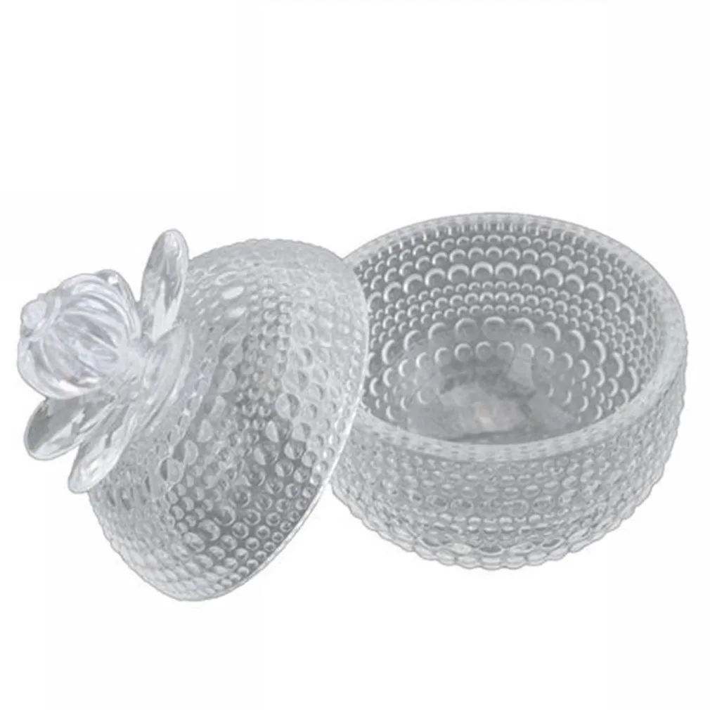 BARATTOLO CONTENITORE ZUCCHERIERA PORTA CARAMELLE DOLCI CONFETTI VETRO 8X9 72284