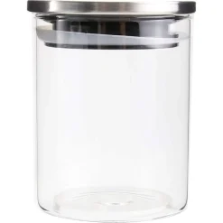 BARATTOLO DA 900ML SOTTOVUOTO ALIMENTI IN VETRO TRASPARENTE CEREALI SNACK CUCINA