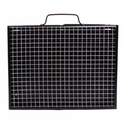 BARBECUE PORTATILE A CARBONELLA PER GRIGLIATE CARNE PESCE VERDURE 20X35X27 CM
