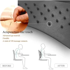 BARELLA POSTERIORE LOMBARE PER DISTENDERE SCHIENA AGOPUNTURA ALLUNGAMENTO VERDE