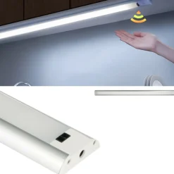 BARRA A LED SOTTOPENSILE CUCINA LUCE LAMPADA CON SENSORE MOVIMENTO MANO 30CM