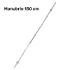 BARRA BILANCIERE LUNGHEZZA 150 CM ANTISCIVOLO ACCIAIO CROMATO PALESTRA FITNESS