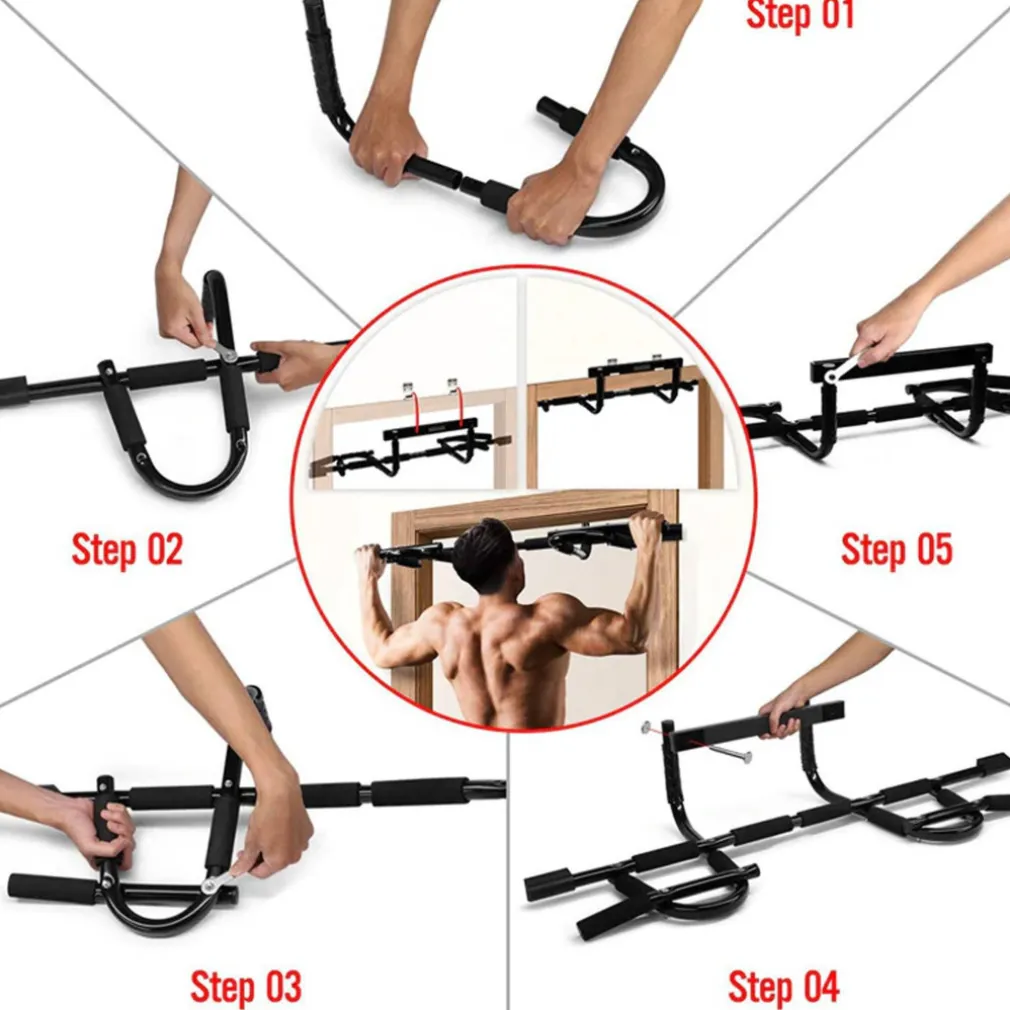 BARRA MULTIFUNZIONE TORSIONI TRAZIONI PALESTRA FITNESS ADDOMINALI PETTO SIT-UPS