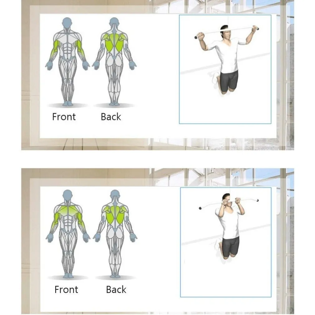 BARRA PER TRAZIONI PORTA REGOLABILE FINO A 1,5 MT PALESTRA FITNESS ALLENAMENTO