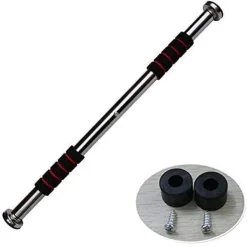 BARRA PER TRAZIONI PORTA REGOLABILE DA 0,6 A 1 METRO ALLENAMENTO FITNESS CHIN UP