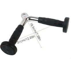 BARRA PER TRICIPITI A FORMA DI V ASTA ATTREZZATURA ESERCIZI FITNESS ATTACCO PESI