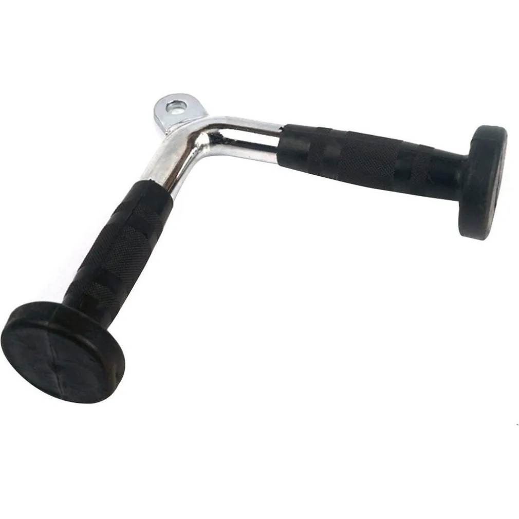 BARRA PER TRICIPITI A FORMA DI V ASTA ATTREZZATURA ESERCIZI FITNESS ATTACCO PESI