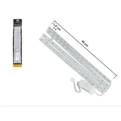 BARRA RIGIDA CALAMITATA PLAFONIERA 26 WATT STRISCIA LUCE 6500K 4000K 3000K CA-40